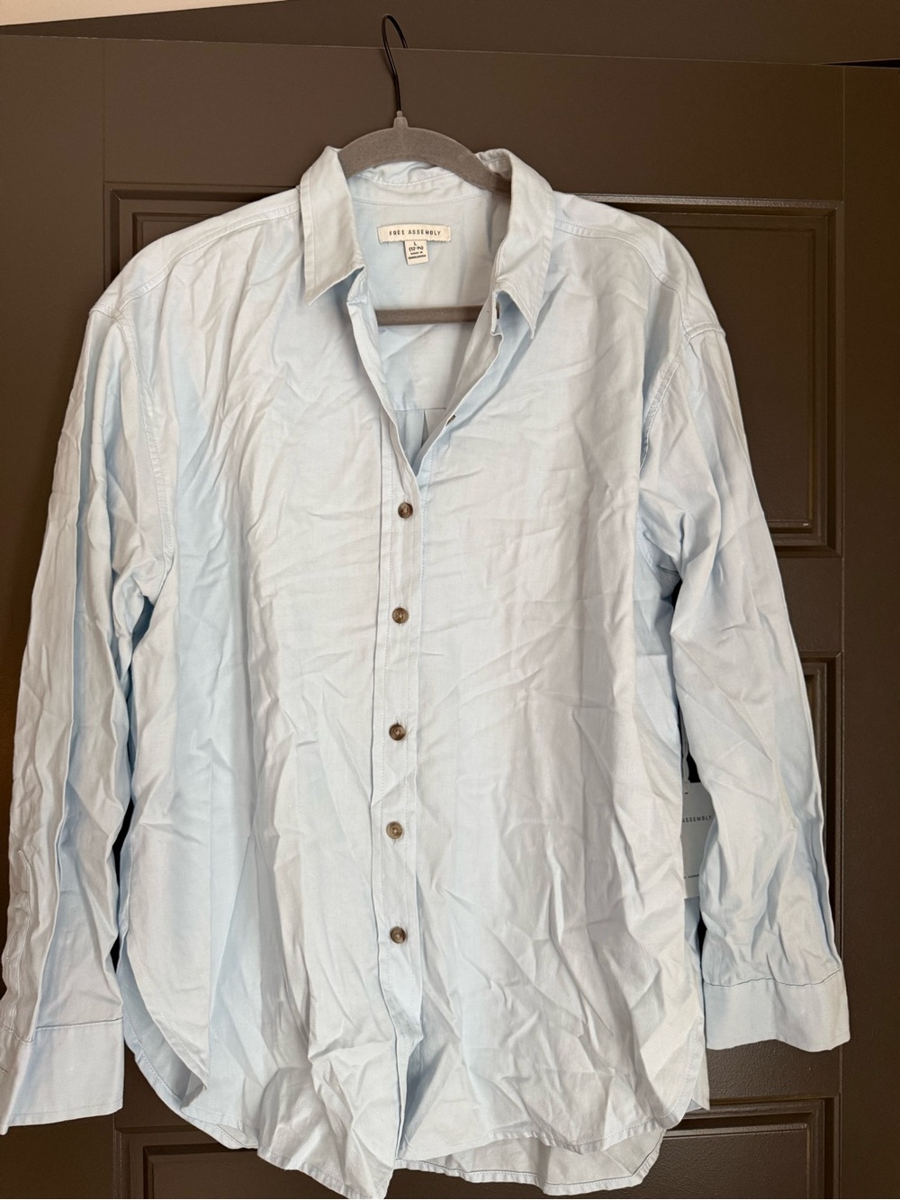Light Blue Women’s Button-Down Shirt - NWT